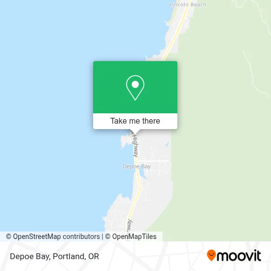 Depoe Bay map