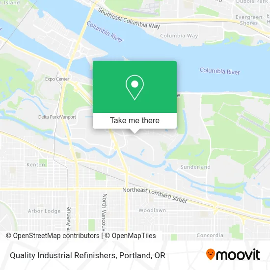 Quality Industrial Refinishers map