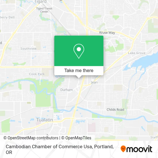 Cambodian Chamber of Commerce Usa map