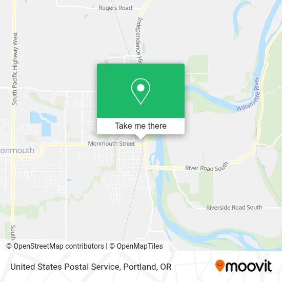 United States Postal Service map