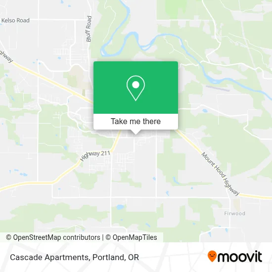 Cascade Apartments map