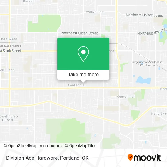Division Ace Hardware map