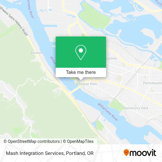 Mash Integration Services map