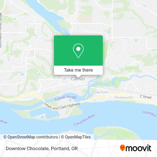 Downlow Chocolate map