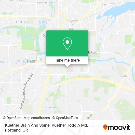 Kuether Brain And Spine: Kuether Todd A Md map