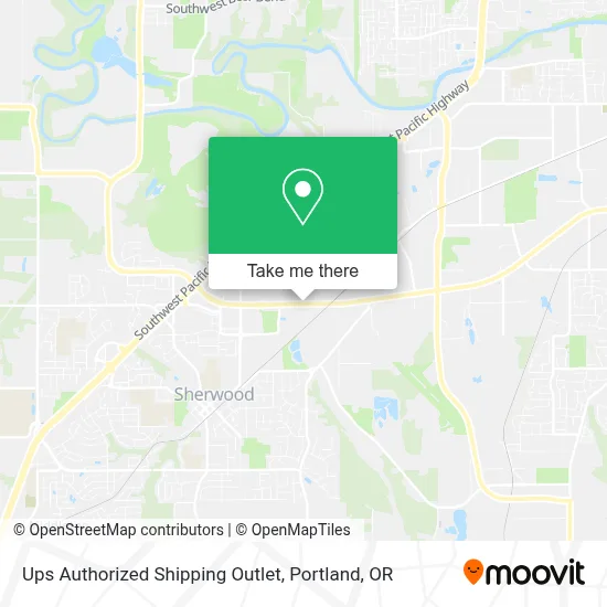 Ups Authorized Shipping Outlet map
