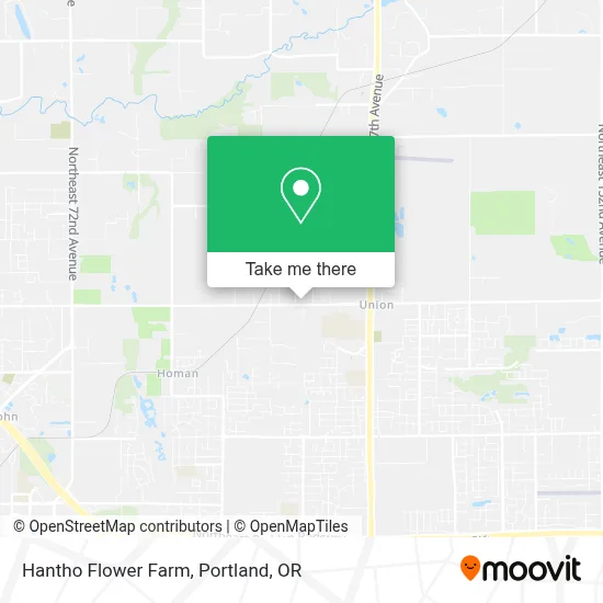Hantho Flower Farm map