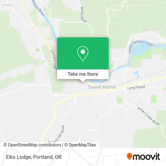 Elks Lodge map