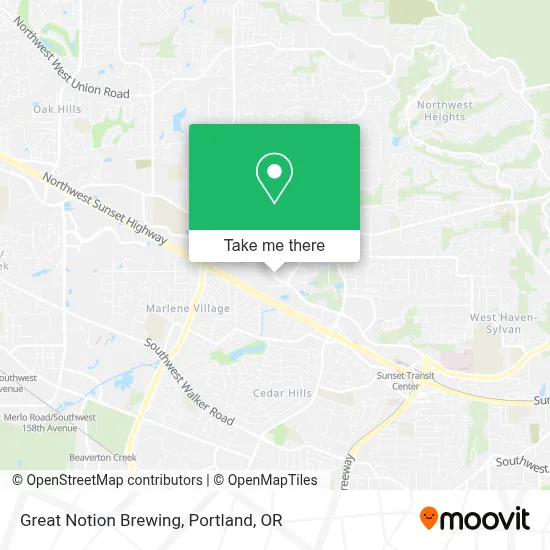 Great Notion Brewing map
