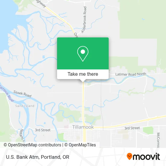 U.S. Bank Atm map