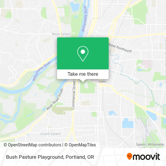 Bush Pasture Playground map