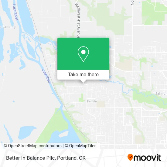 Better In Balance Pllc map