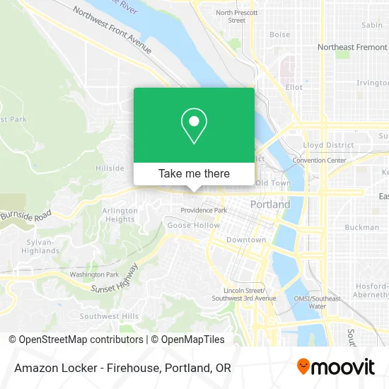 Amazon Locker - Firehouse map