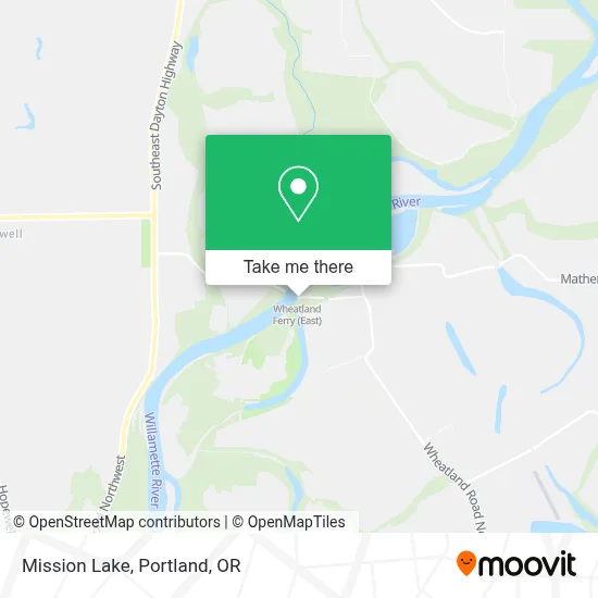 Mission Lake map