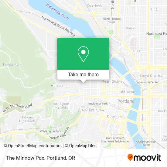 The Minnow Pdx map