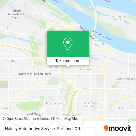 Halsey Automotive Service map