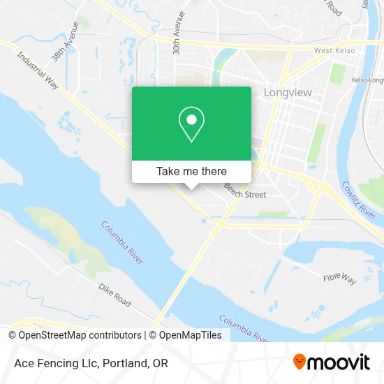 Ace Fencing Llc map