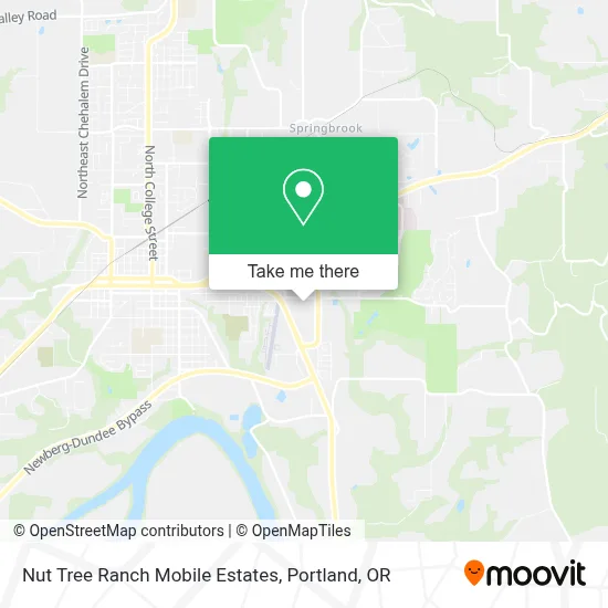 Nut Tree Ranch Mobile Estates map