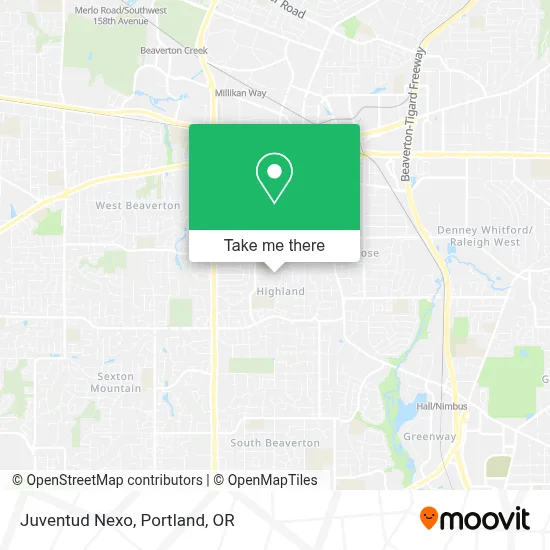 Juventud Nexo map