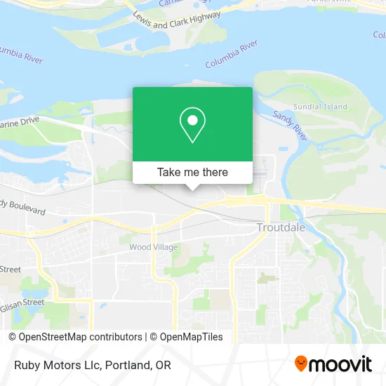 Ruby Motors Llc map
