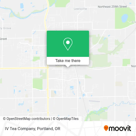 IV Tea Company map