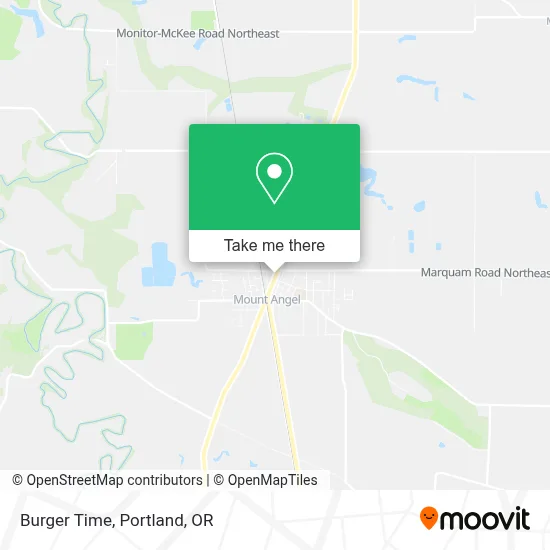 Burger Time map