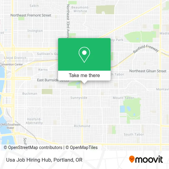 Usa Job Hiring Hub map
