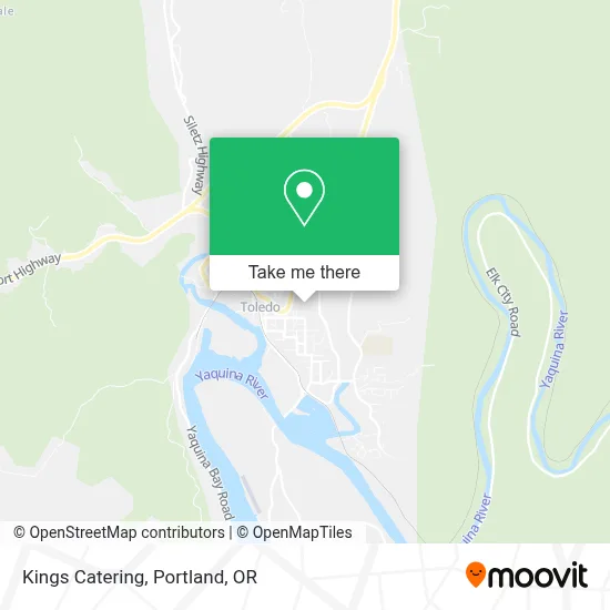 Kings Catering map