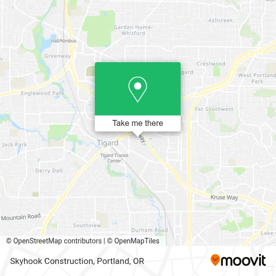 Skyhook Construction map