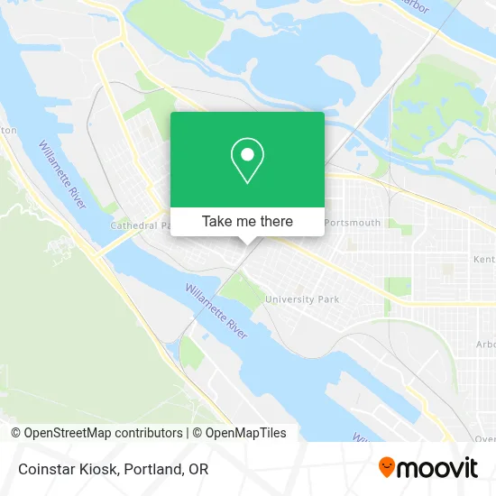 Coinstar Kiosk map