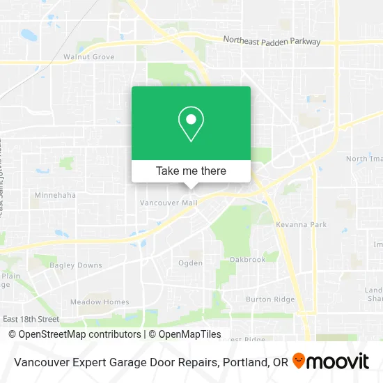Vancouver Expert Garage Door Repairs map