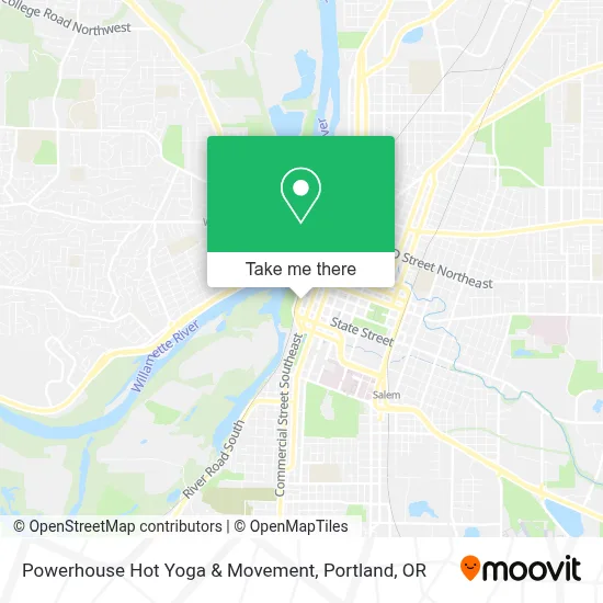 Powerhouse Hot Yoga & Movement map