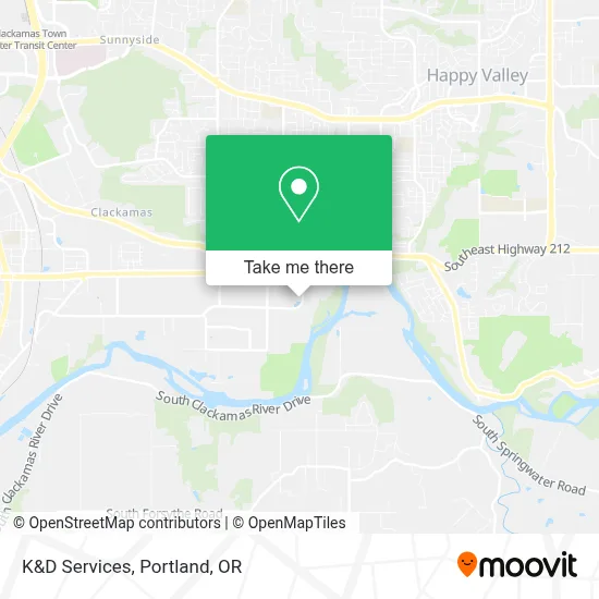 K&D Services map