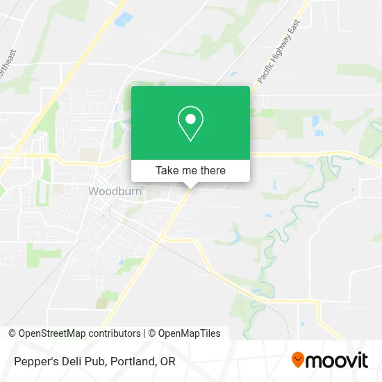 Pepper's Deli Pub map