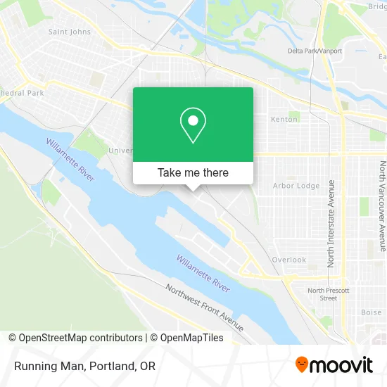 Running Man map