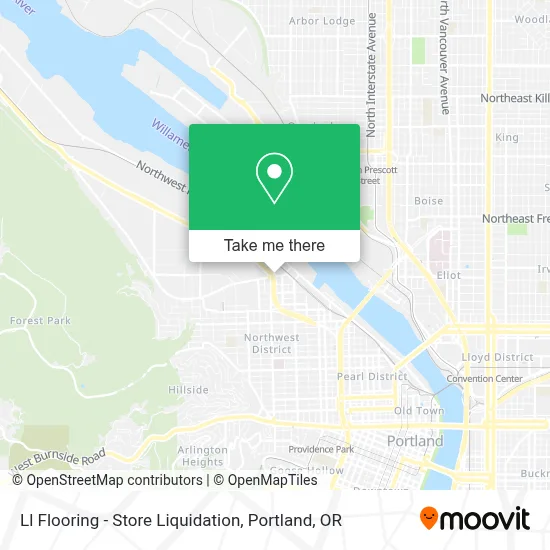 Ll Flooring - Store Liquidation map