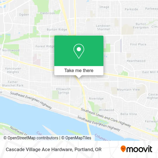 Cascade Village Ace Hardware map