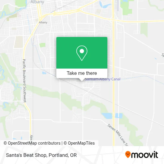Santa's Beat Shop map