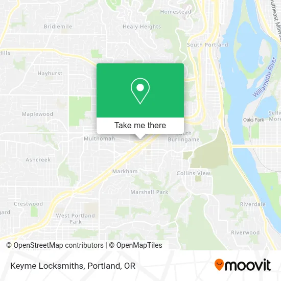 Keyme Locksmiths map
