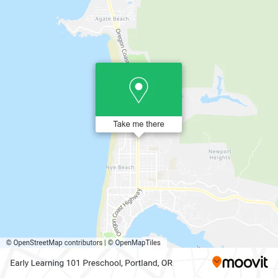 Early Learning 101 Preschool map