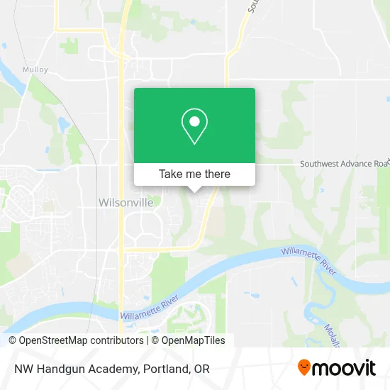 NW Handgun Academy map