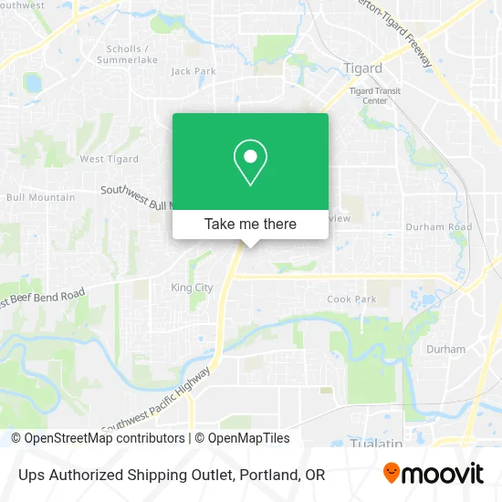 Ups Authorized Shipping Outlet map