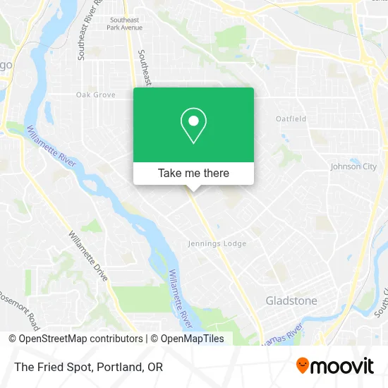 The Fried Spot map