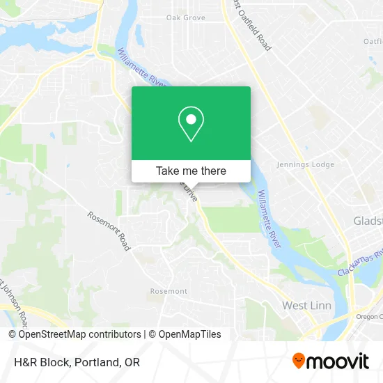 H&R Block map