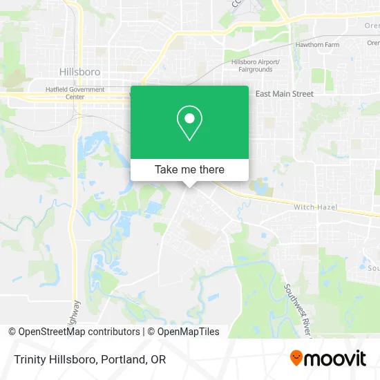 Trinity Hillsboro map
