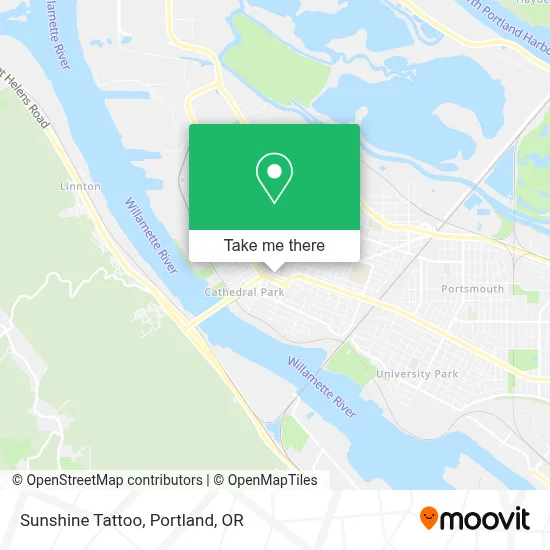 Sunshine Tattoo map