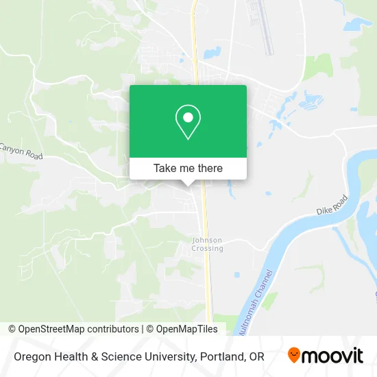 Oregon Health & Science University map