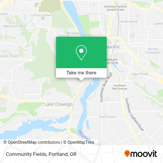 Community Fields map