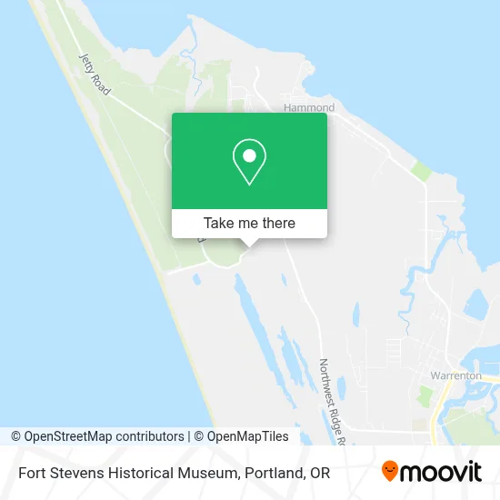 Fort Stevens Historical Museum map