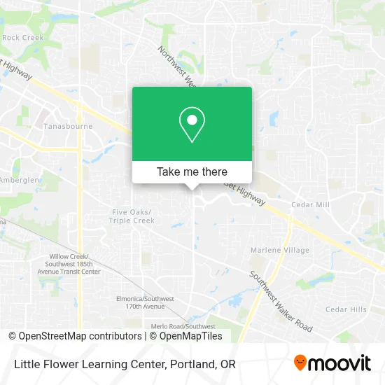 Little Flower Learning Center map